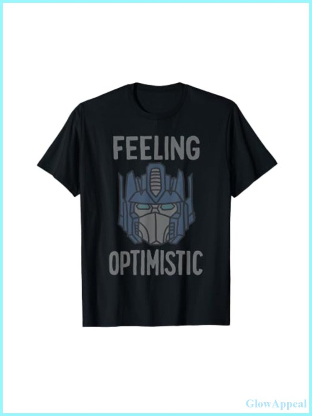 Officially Licensed Transformers Optimus Prime Graphic T-Shirt Crew Neck